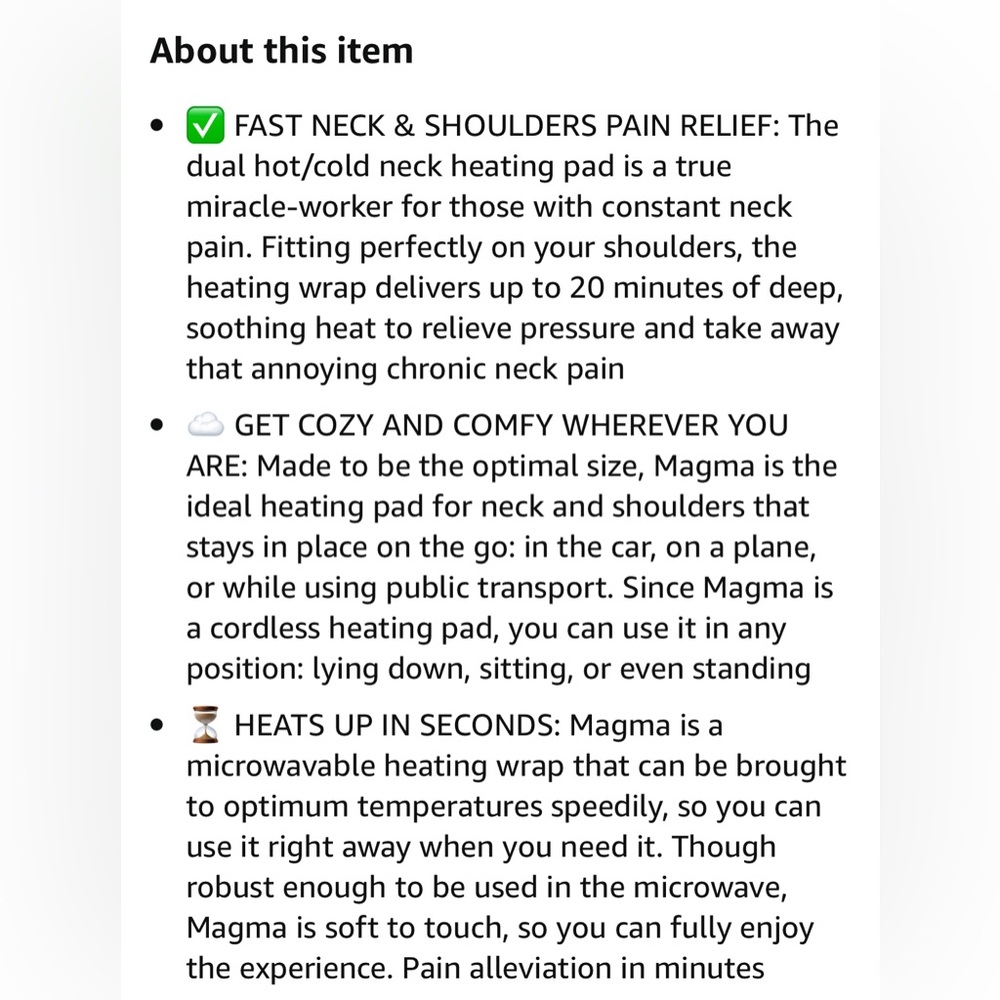 New! Microwaveable Heating Wrap - Picture 8 of 9